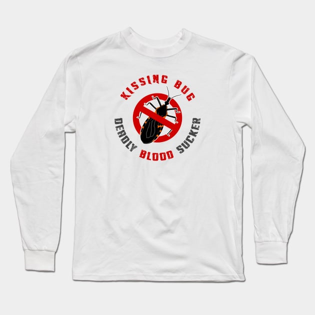 Kissing bug deadly blood sucker Long Sleeve T-Shirt by Toogoo